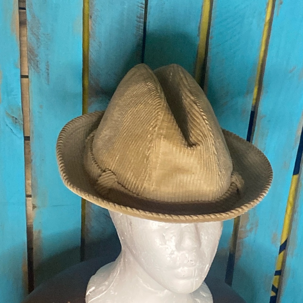 Stetson corduroy hat size 7 tan